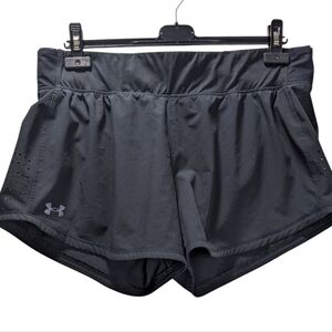 Under Armour Black Athletic Shorts Moisture-Wicking Performance